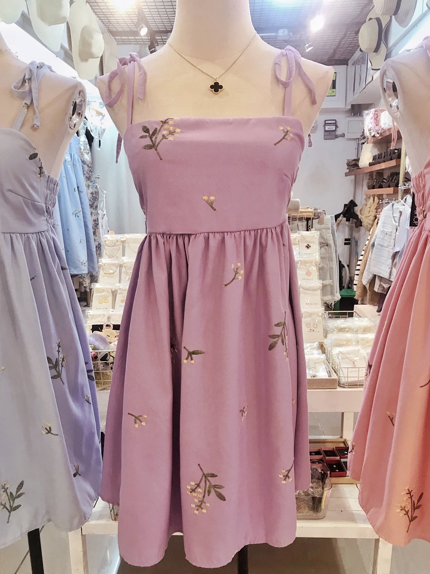 MEARA Floral Mini Dress