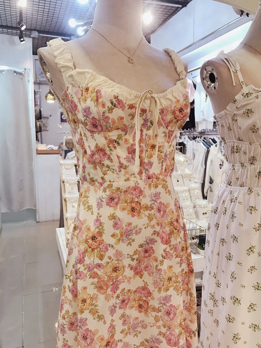 ZEN Premium Floral Midi Dress