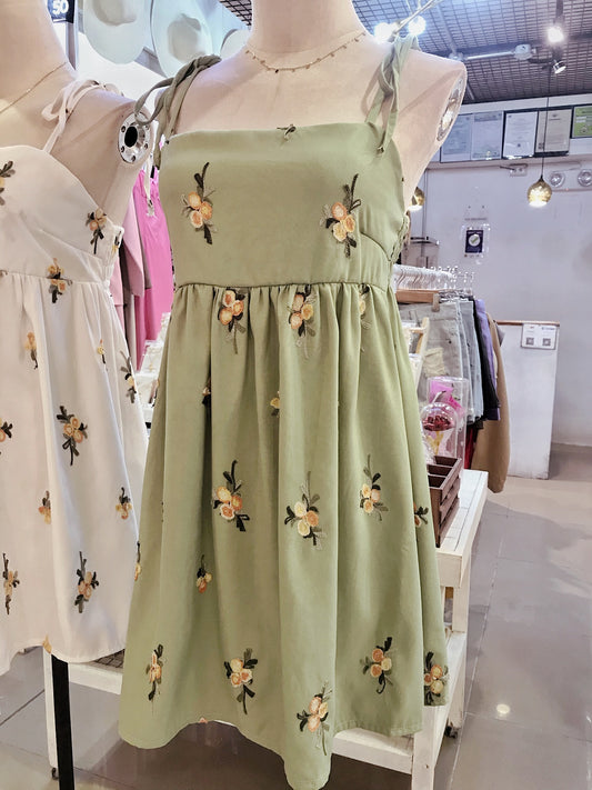MEADOW Floral Mini Dress