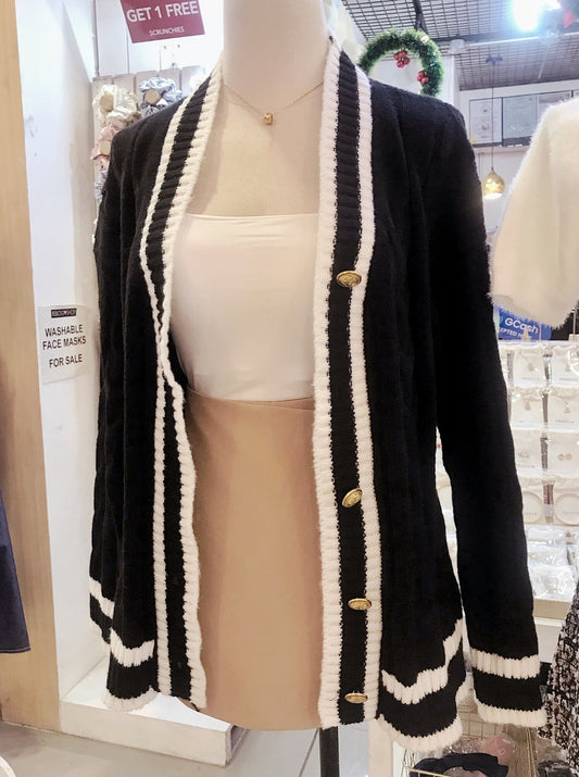 KAURI Long Knitted Cardigan Top
